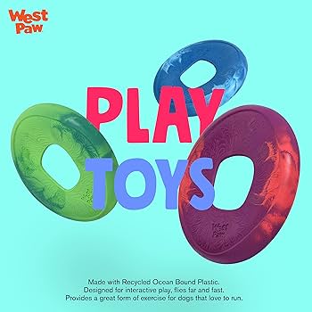 West Paw Seaflex Sailz Dog Toy Flying Disc, Large, Emerald Green