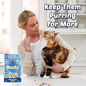 Blue Buffalo Bursts Chicken Flavor Crunchy & Creamy Cat Treats, 2 oz