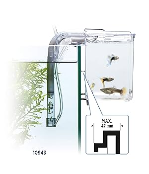 Fluval/Marina Hang-On Breeding Box - Large - Multi-Chamber Aquarium Isolation Tank