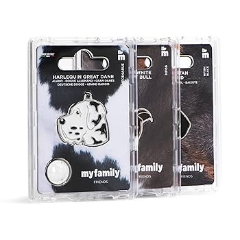 My Family Friends Yorkshire Dog ID Tag - Personalized Engravable Pet Tag, Yorkshire Terrier Breed