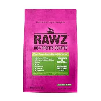 Rawz Cat Food - Dehydrated Chicken, Turkey & Chicken Recipe, Natural, Grain-Free (7.8 lb Bag)