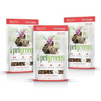 Pet Greens Cat Craves Salmon Treats - Semi-Moist with Cat Grass, 3 oz