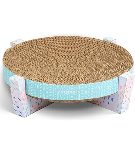 Ethical Pet Spot Nest Cat Scratcher - 14" Corrugated Cardboard Cat Scratcher with Catnip
