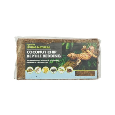 Komodo Coconut Chip Reptile Bedding Brick - Natural Coconut Coir Substrate