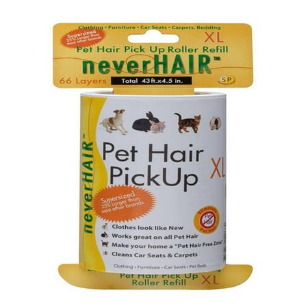 Savory Prime NeverHair Pick Up Refill - Extra Large Pet Hair Remover