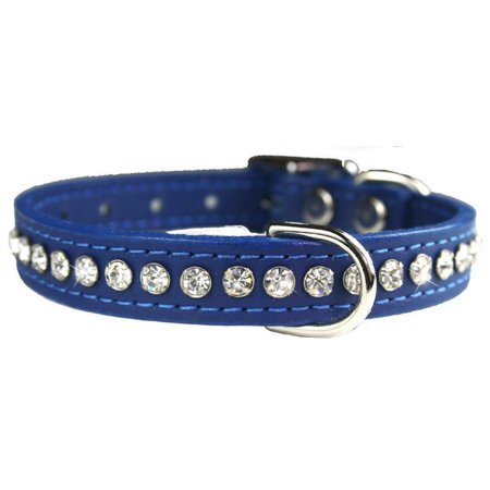 OmniPet Signature Leather Crystal Dog Collar Made in USA
