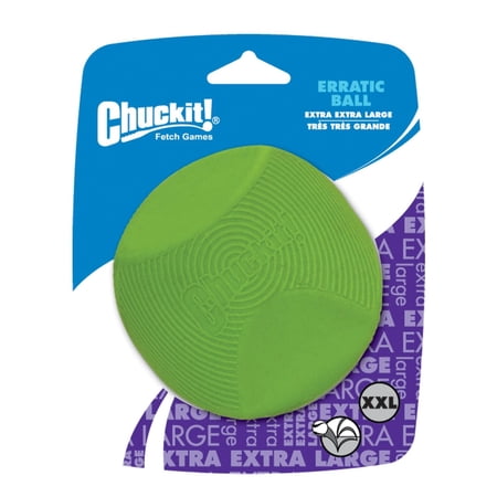 Chuckit ERRATIC BALL 1pk XXL For Large Dogs Erratic Bounc...