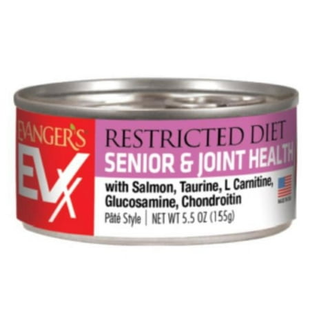 Evanger's EVx Restricted Diet Senior & Joint Health Wet Cat Food Salmon 5.5oz