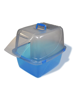 Van Ness Extra Giant Translucent Enclosed Cat Litter Pan with Odor Door