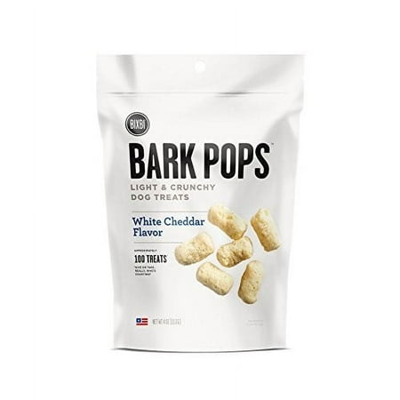 Bixbi Bark Pops White Cheddar Flavor Dog Treats  4 Oz