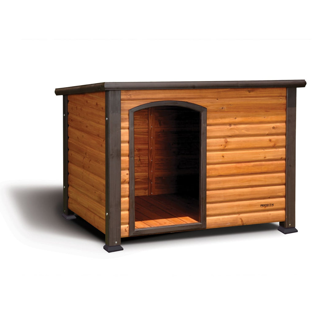 PRECISION OUTBACK LOG CABIN LARGE ~ WALNUT & DARK BROWN