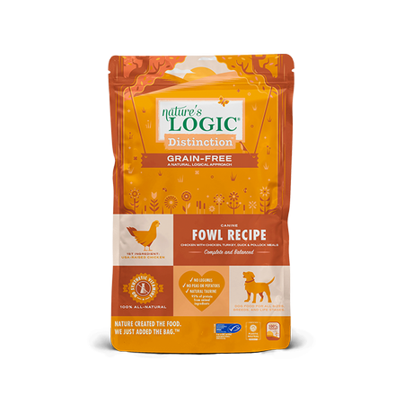 Nature's Logic Distinction Grain-Free Fowl Recipe Dog Food - 24 lb