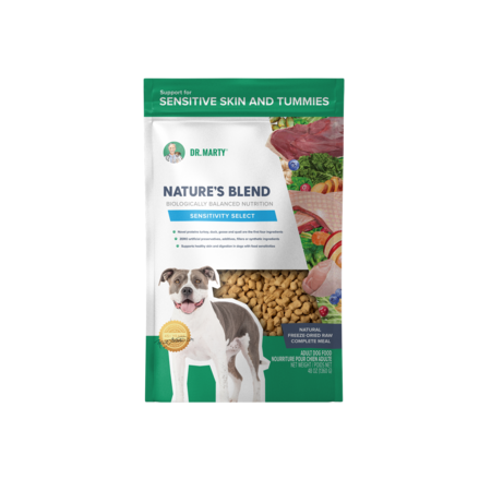 Dr. Marty Nature's Blend Sensitivity Select Freeze Dried Raw Dog Food 48 oz