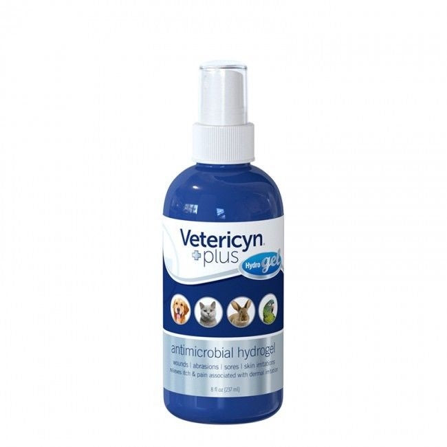 Vetericyn +Plus Antimicrobial Hydrogel - Animal Wound & Skin Care - 8 oz