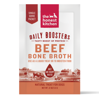 The Honest Kitchen Daily Boosters Beef Bone Broth - Single Serve Packets (0.12 oz / 3.5g)