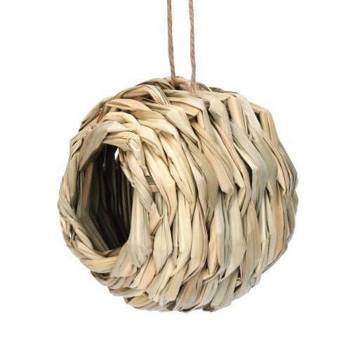 A & E Cages Covered Twig Nest for Finches - Natural Woven Bird Nest