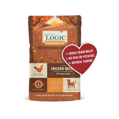 Natures Logic Distinction Chicken Recipe Dry Dog Food 12 lb