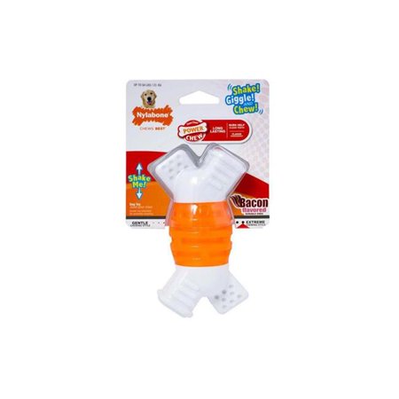 Nylabone 18214842309 Dura Chew Shake & Giggle Bone Bacon ...