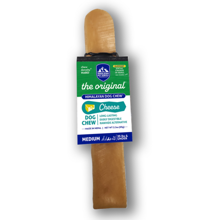 Himalayan Dog Chew - Medium Size - Yak Cheese Dog Treat
