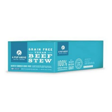 A Pup Above Dog Frozen Gently Cooked Texas Beef Stew 12lb Grain-Free High-Protein Beef Recipe