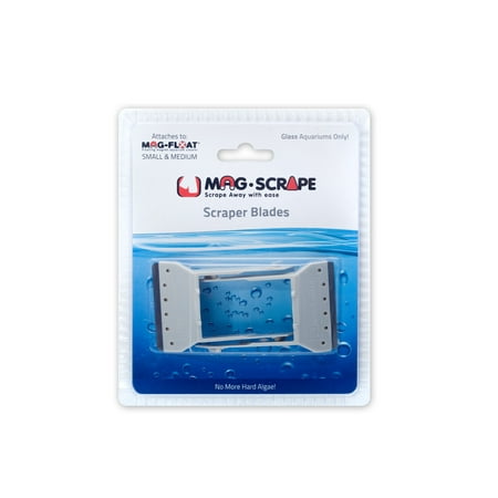 Gulfstream Mag-Float Scraper Blades - Small/Medium - 2 Pack - Aquarium Algae Cleaner Replacement