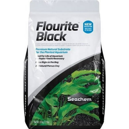 Seachem Flourite Black Aquarium Gravel - 3.5 kg (7.7 lbs) - Planted Tank Substrate