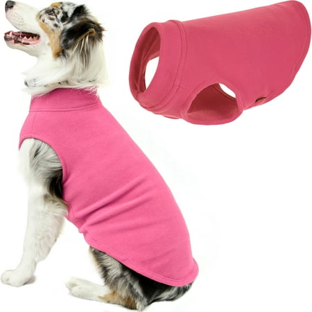 Gooby Stretch Fleece Vest Dog Sweater - Pink - Size 5XL