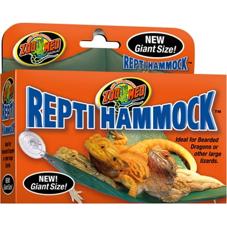 Zoo Med Repti Hammock Giant - 27" Long, Nylon Mesh Reptile Lounger for Bearded Dragons & Large Lizards