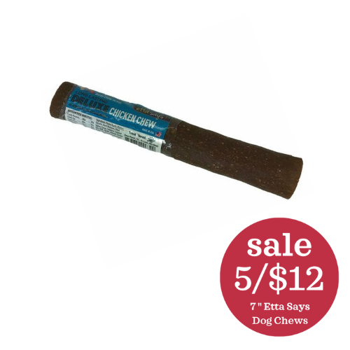 Etta Says! Dog Select Chew Liver 7 Inch - 20 Count Dog Treats