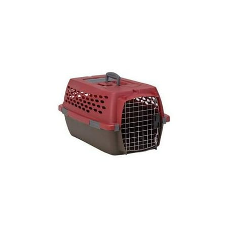 Petmate Kennel Cab Pet Carrier in Tan/Pomegranate