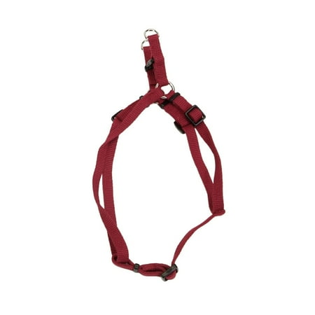 New Earth Soy Comfort Wrap Adjustable Dog Harness - Cranberry - 3/8" x 12"-18" - X-Small