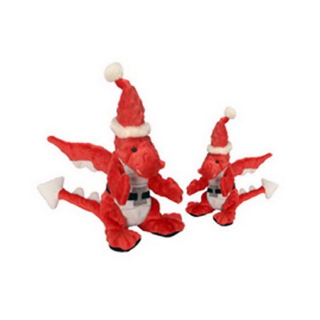 Quaker Pet Group D770916 goDog - Mini Holiday Santa Drago...