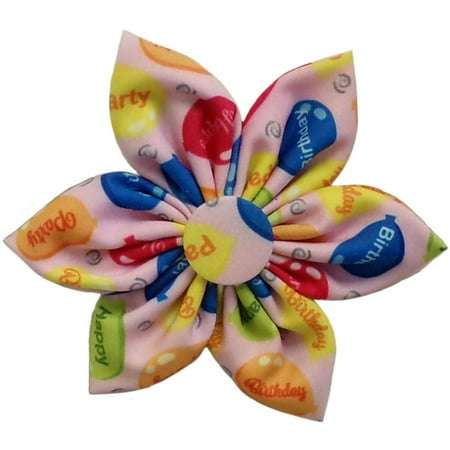 Huxley & Kent Party Time Pinwheel Dog and Cat Collar Atta...
