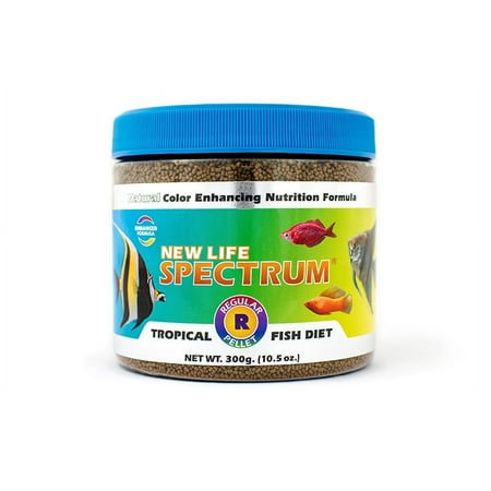 New Life Spectrum Tropical Sinking Pellets 300g, 1-1.5mm Fish Food Naturox Formula