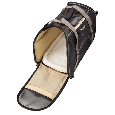 Bergan 88045 Comfort Carrier with Pet Connect, Black