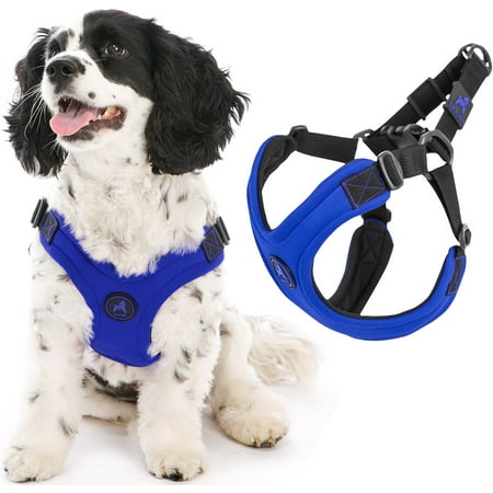 Gooby Escape Free Sport Harness - Blue, Large - Dog Harness