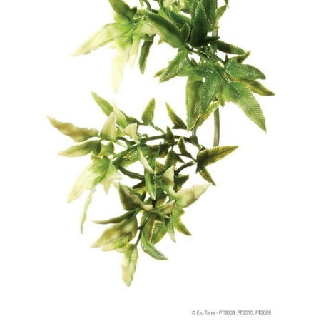 Exo Terra Croton Jungle Plant - Medium, Plastic Terrarium Plant Decor PT3010