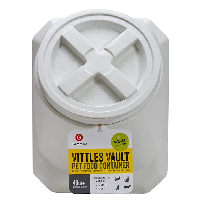 Gamma2 Vittles Vault Outback Stackable Pet Food Container - 40 lb Capacity, Airtight Storage