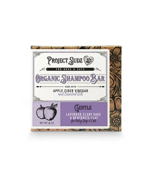 Project Sudz Hypoallergenic Shampoo Bar for Dogs & Cats - Oatmeal, Honey, & Aloe - 4 oz Organic