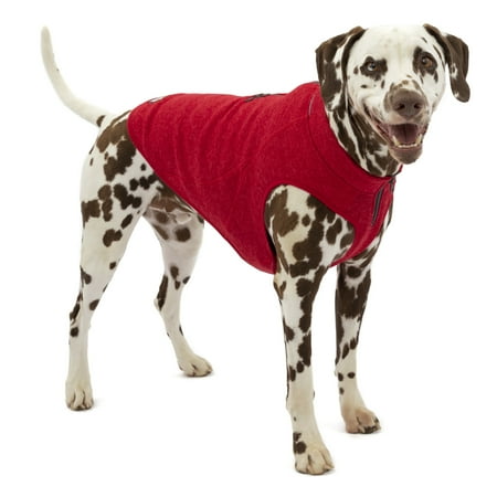 Kurgo Core Dog Sweater Red Medium Knit Fleece Lined Pet Jacket