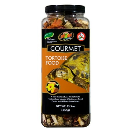 Zoo Med Gourmet Tortoise Food - 13.5 oz (400ml) - Natural Diet with Added Vitamins & Minerals