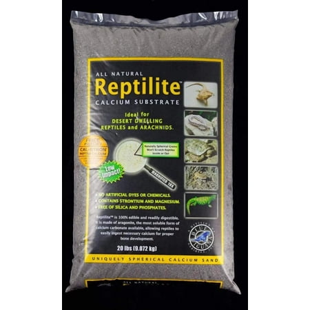 CaribSea Reptilite Smokey Sands All Natural Reptile Calcium Substrate - 20lb Bag