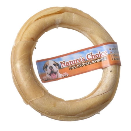 Loving Pets Nature s Choice Pressed Rawhide Donut