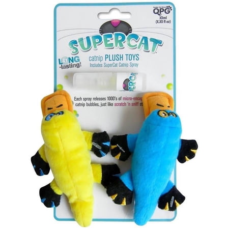 SuperCat Plush Platties with Catnip Spray