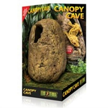 Exo Terra Canopy Cave - Elevated Reptile & Amphibian Hiding Place - Terrarium Decor PT2870