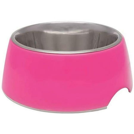 Loving Pets Hot Pink Retro Bowl - 7131