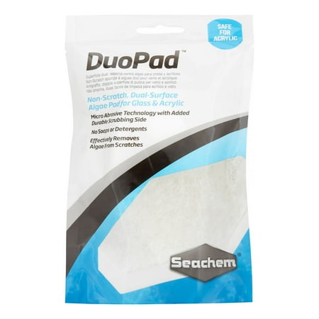 Seachem DuoPad Algae Cleaning Pad - Dual Surface, Non-Scratch for Glass & Acrylic Aquariums
