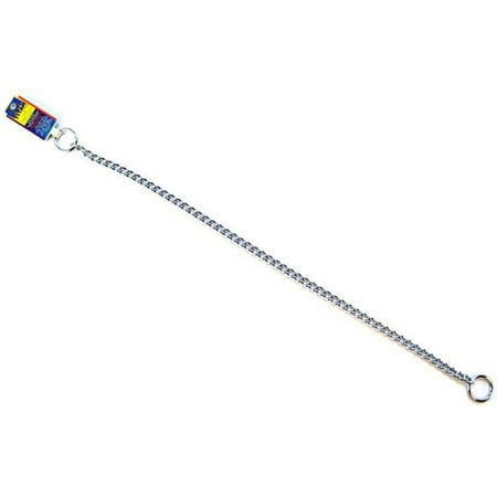 Coastal Titan Chain Training Collar Heavy 3.0mm x 24in Chrome Plated Dog Choke Collar