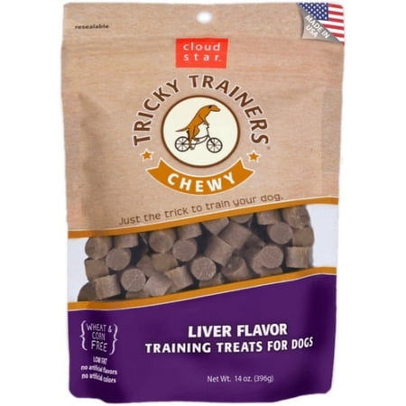 Cloud Star Tricky Trainers Chewy Liver Dog Treats 14 oz