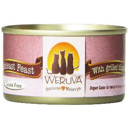 Weruva Classic Mideast Feast Cat Food - Tilapia in Gravy, 3 oz Can